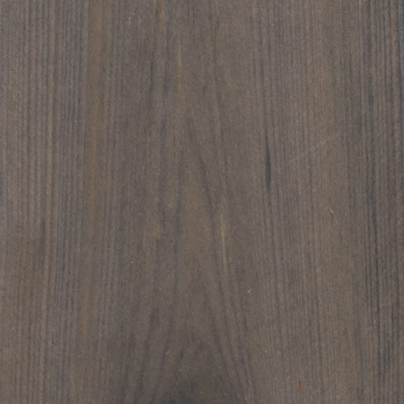 Charcoal wood finish swatch. Made in Canada.